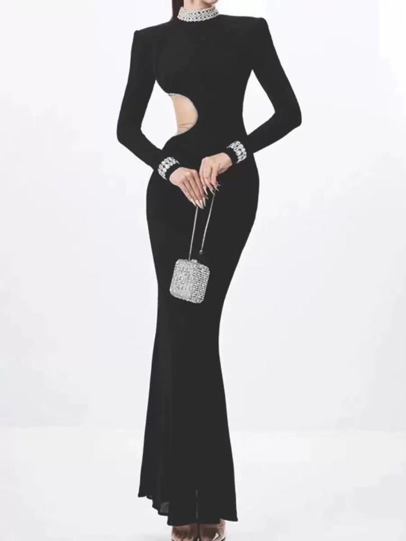 Midnight Halo Cutout Dress