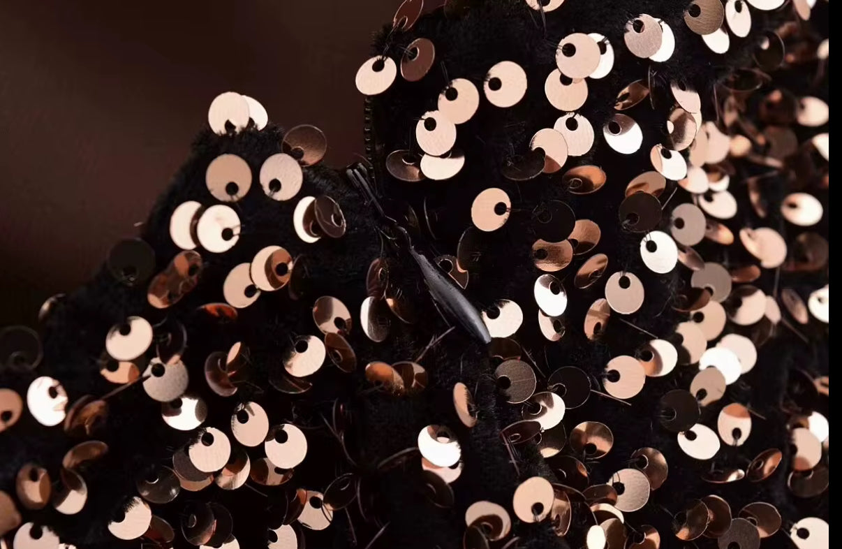 Shimmer Nights Mini Dress