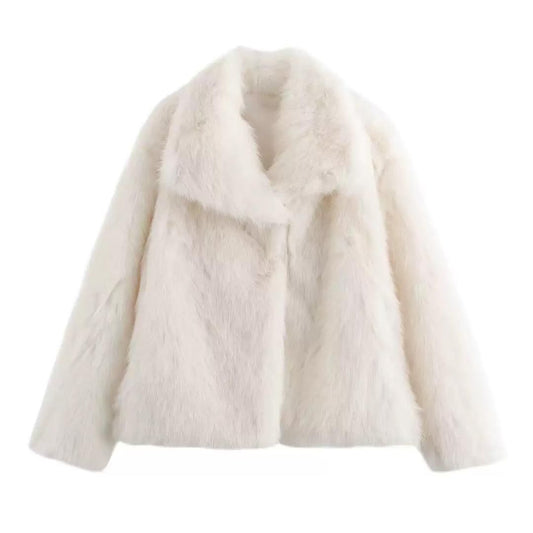 oversized faux fur with soft plush finish
