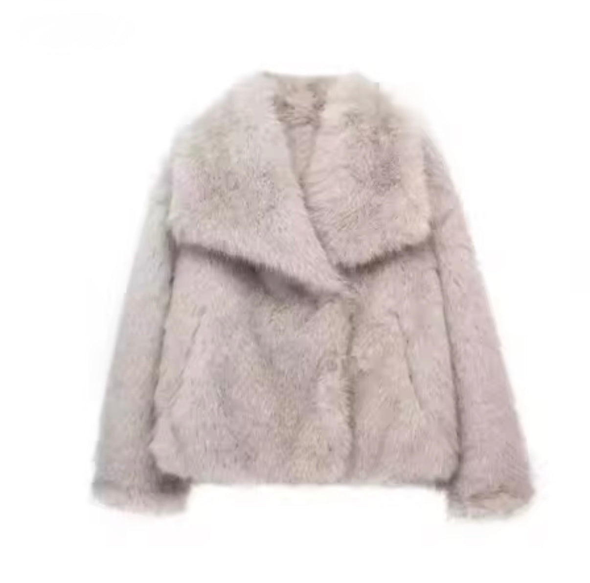 oversized faux fur with soft plush finish