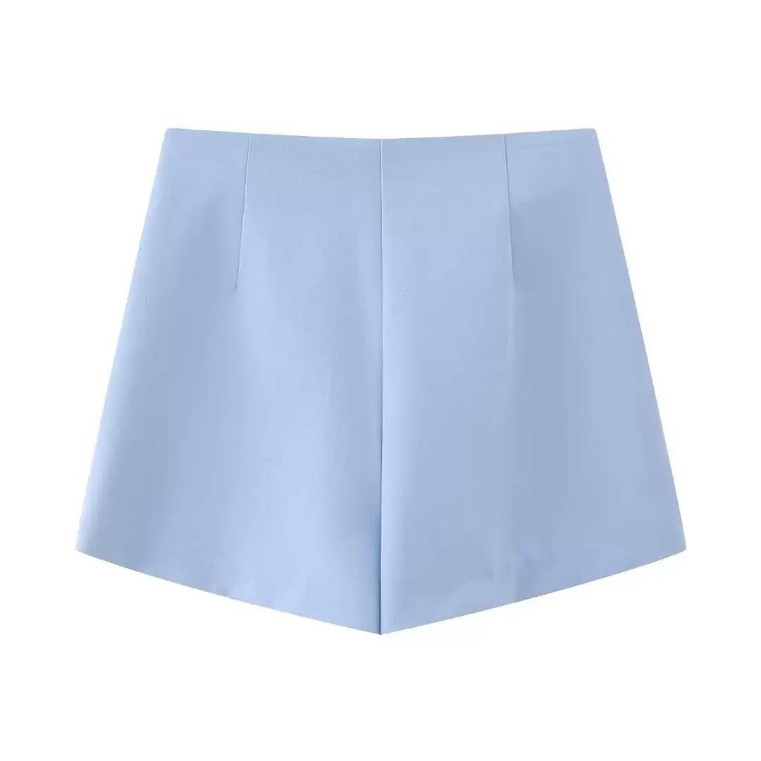 Tailored Skort with Front Slit