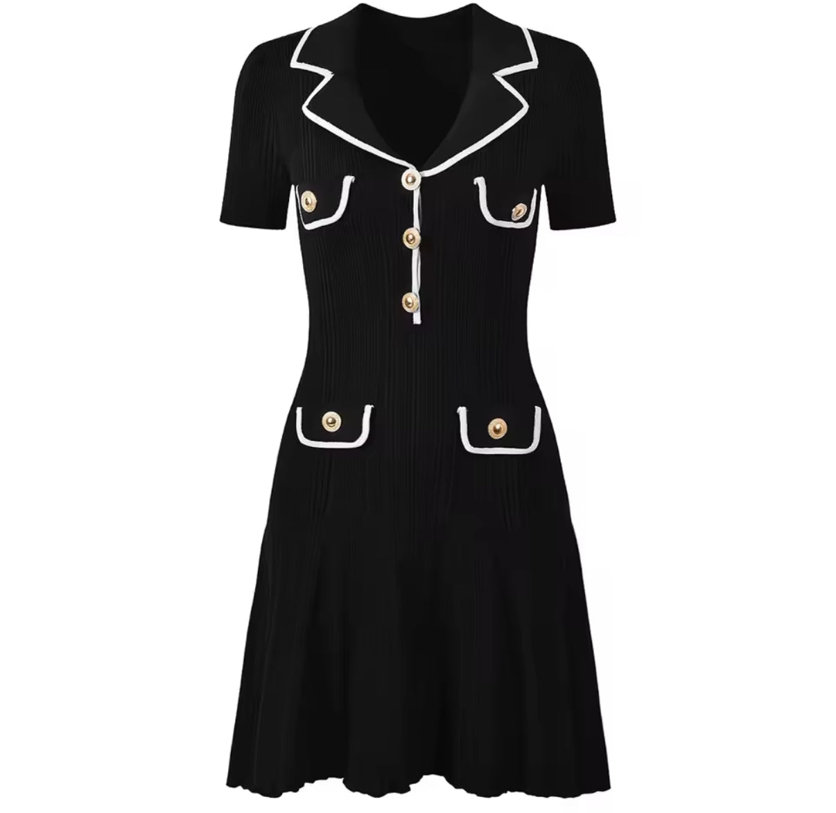 Blush Button-Down Mini Dress