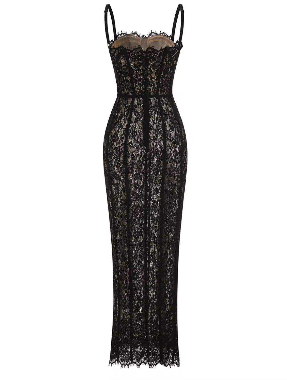 Mystique Lace Noir Dress