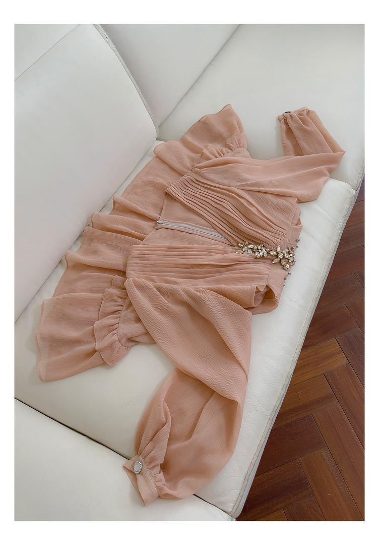 Crystal Blossom Mini Dress