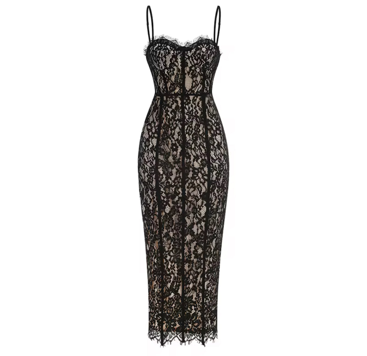 Mystique Lace Noir Dress