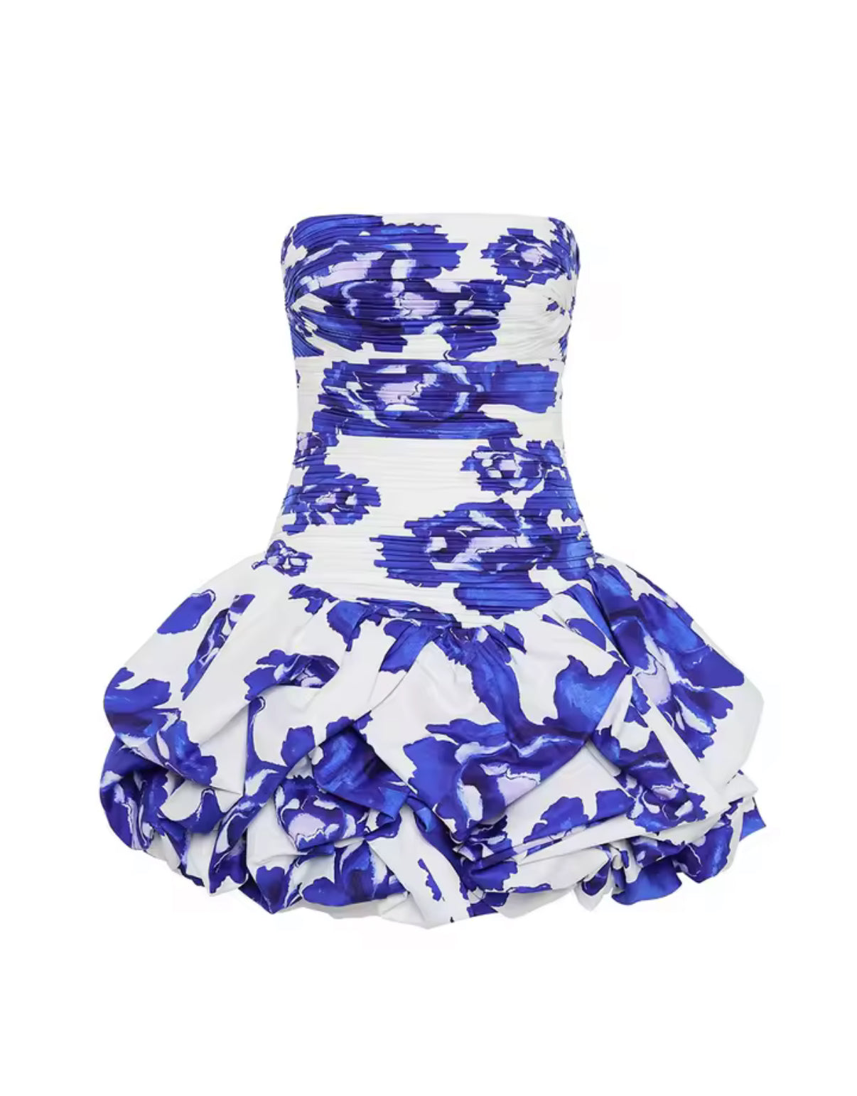 Flared Mini dress with unique Prints and Cascading Layers