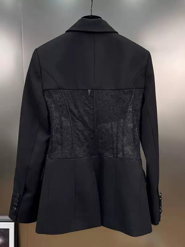 Midnight Lace Contour Blazer