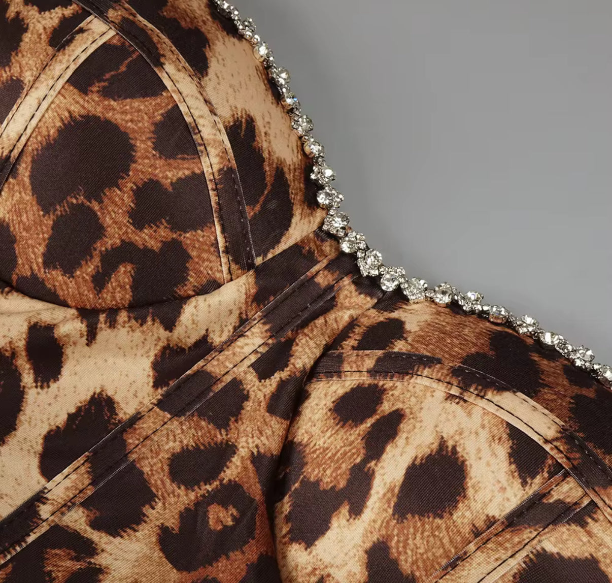 Leopard Luxe Evening Dress