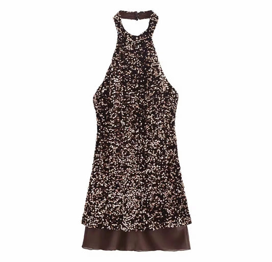 Shimmer Nights Mini Dress