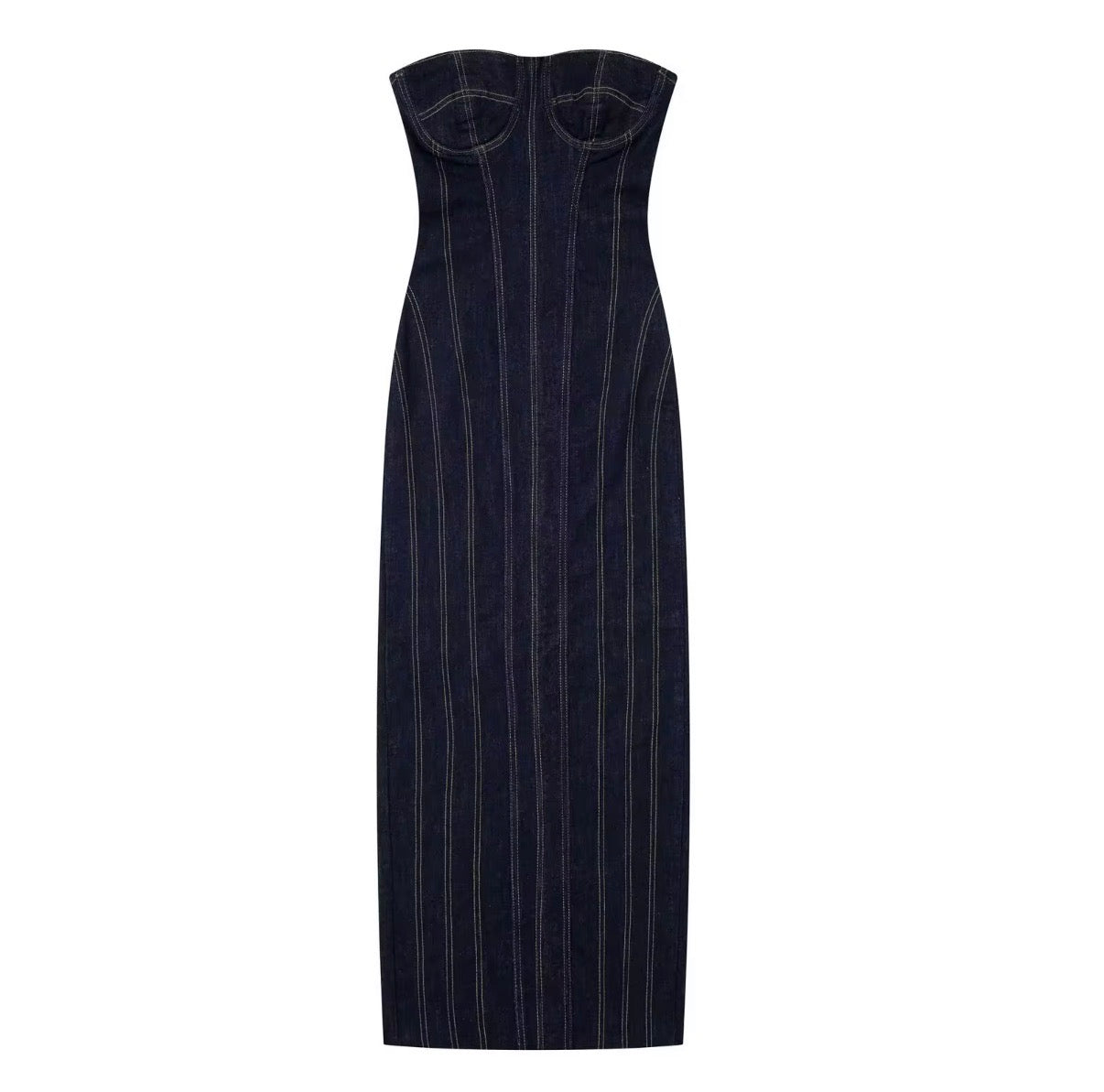 Indigo Corset Maxi Dress – Yabaya Boutique