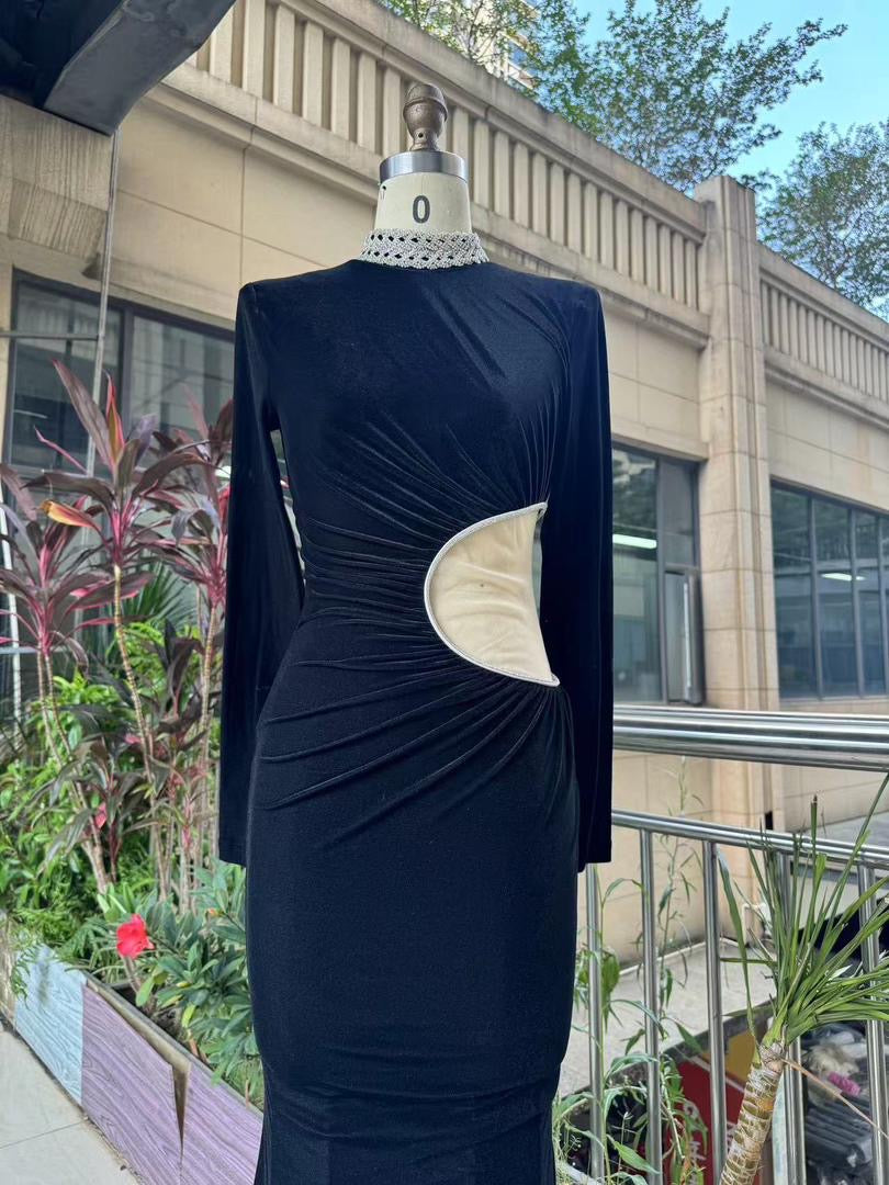 Midnight Halo Cutout Dress