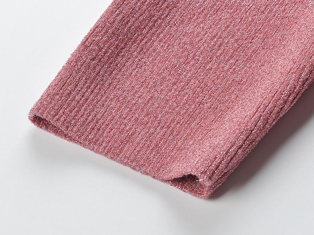 Soft Ribbed A-Line Mini Dress with Button-Down Closure