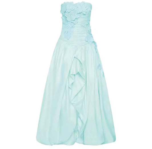 Romantic Floral Evening Dress