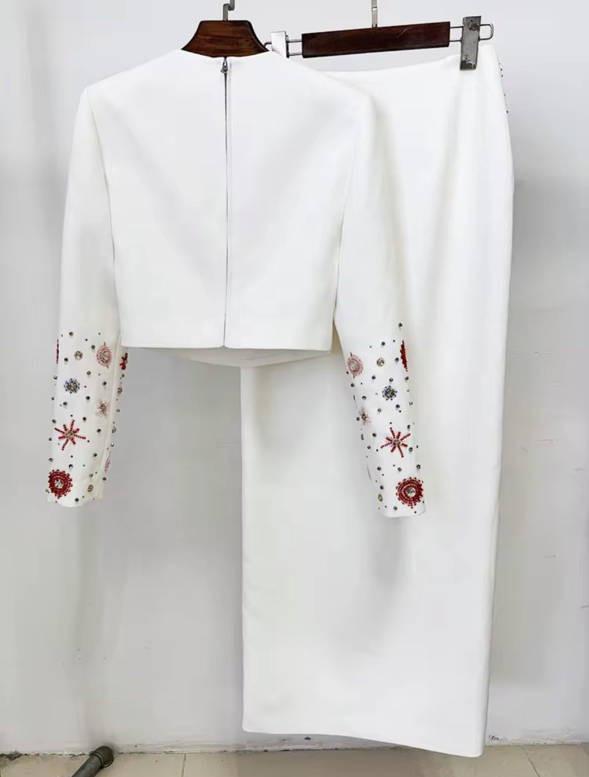 Cosmic Embellished Skirt Set