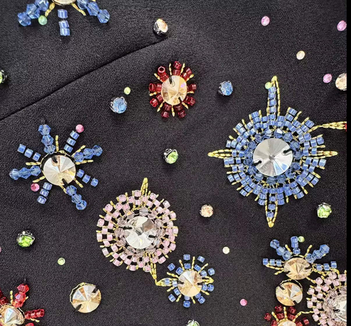 Cosmic Embellished Skirt Set