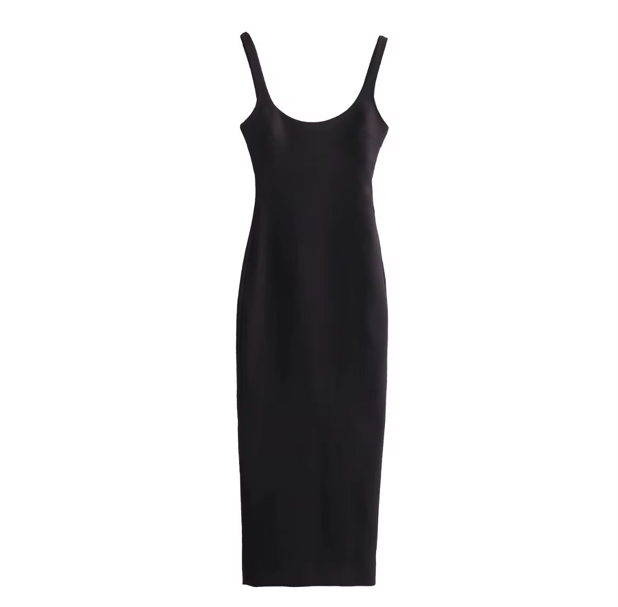 Classic Bodycon Midi with Delicate Straps
