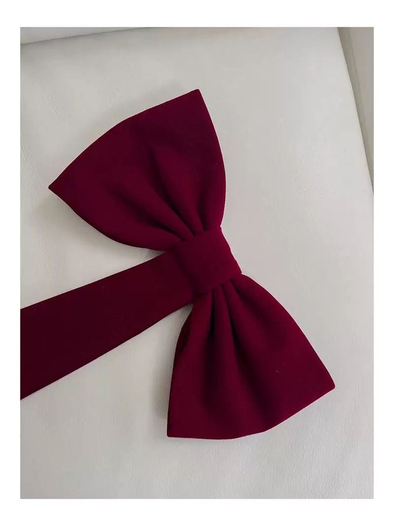 Burgundy Mini Dress with Flared Skirt