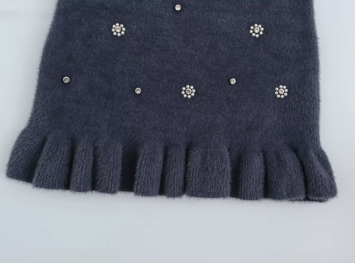 Crystal Knit Mini Dress