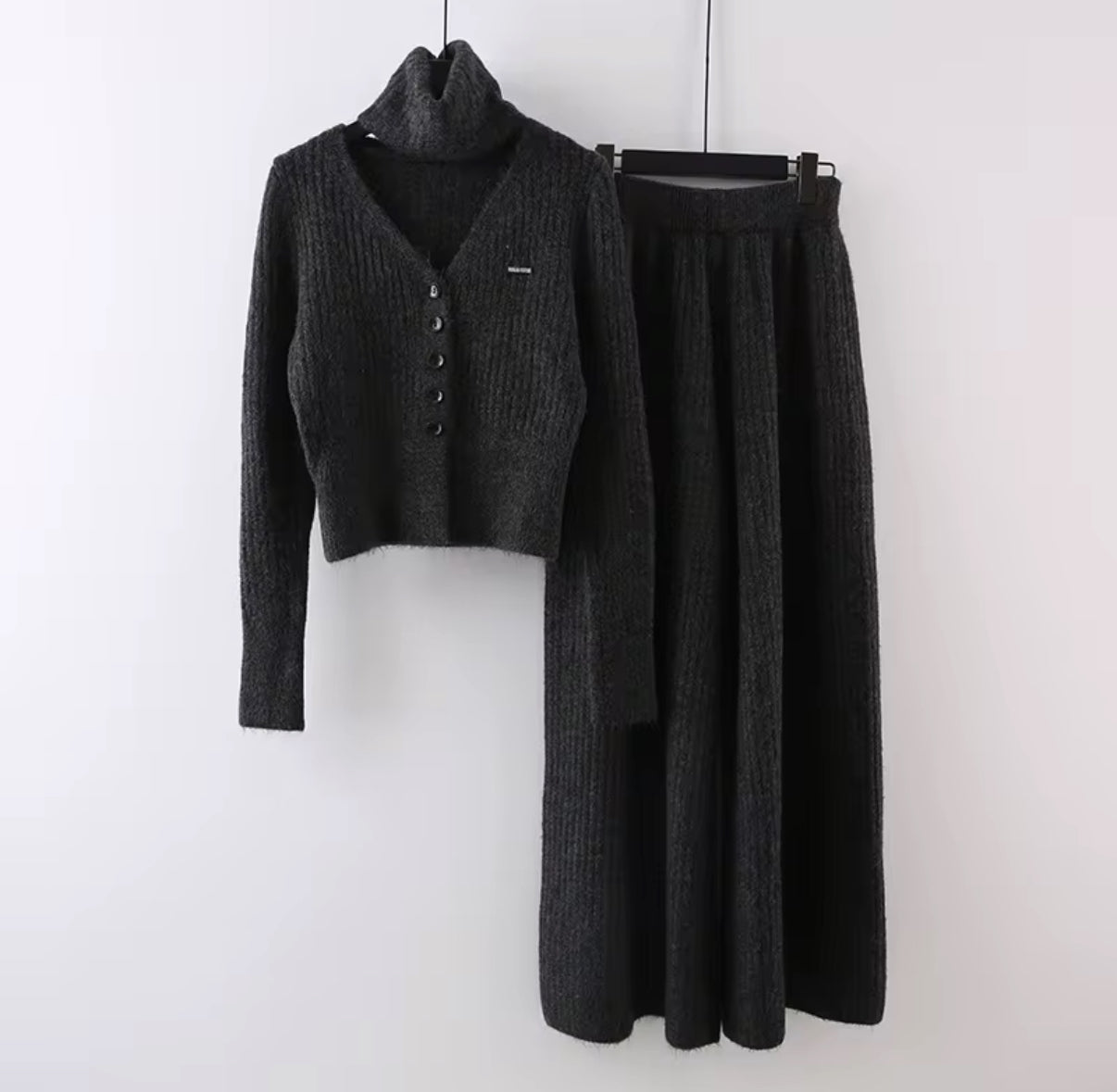 Turtleneck Ribbed Co-ord