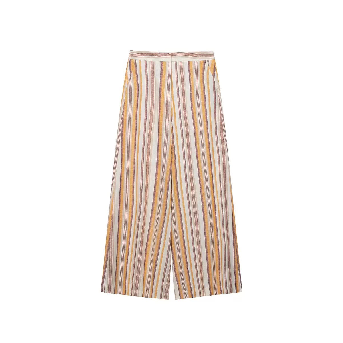 One-Shoulder Striped Set