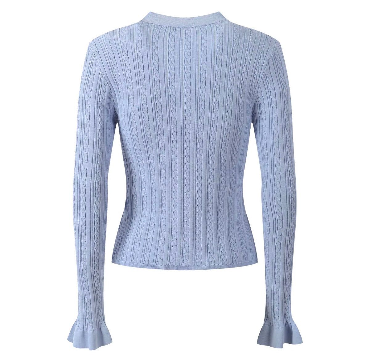 Celeste Jewel Cable Knit Top