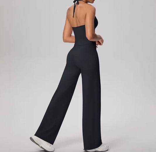 Halter Sculpt Flowy Set