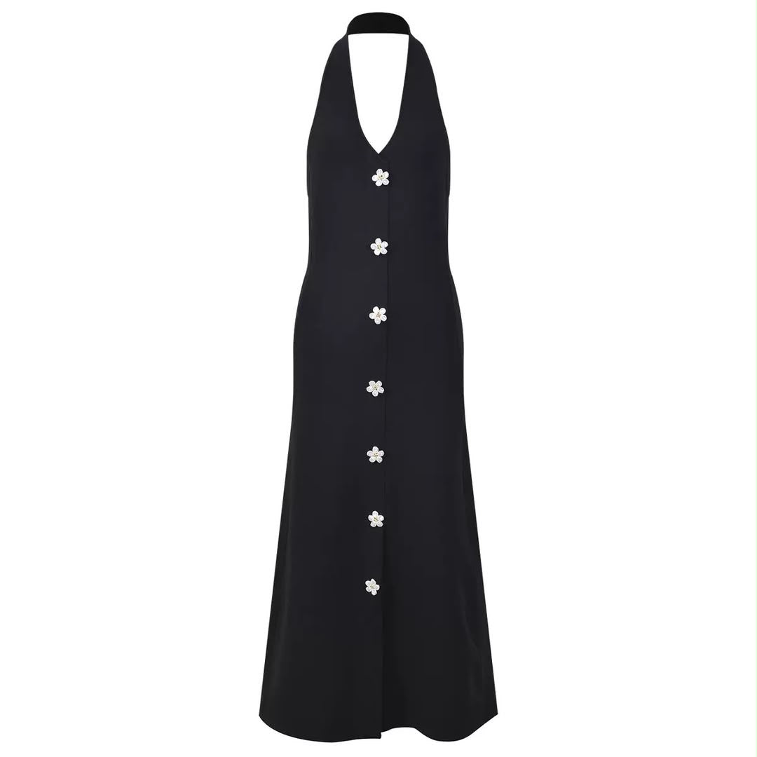 The Fleur Halter Maxi Dress