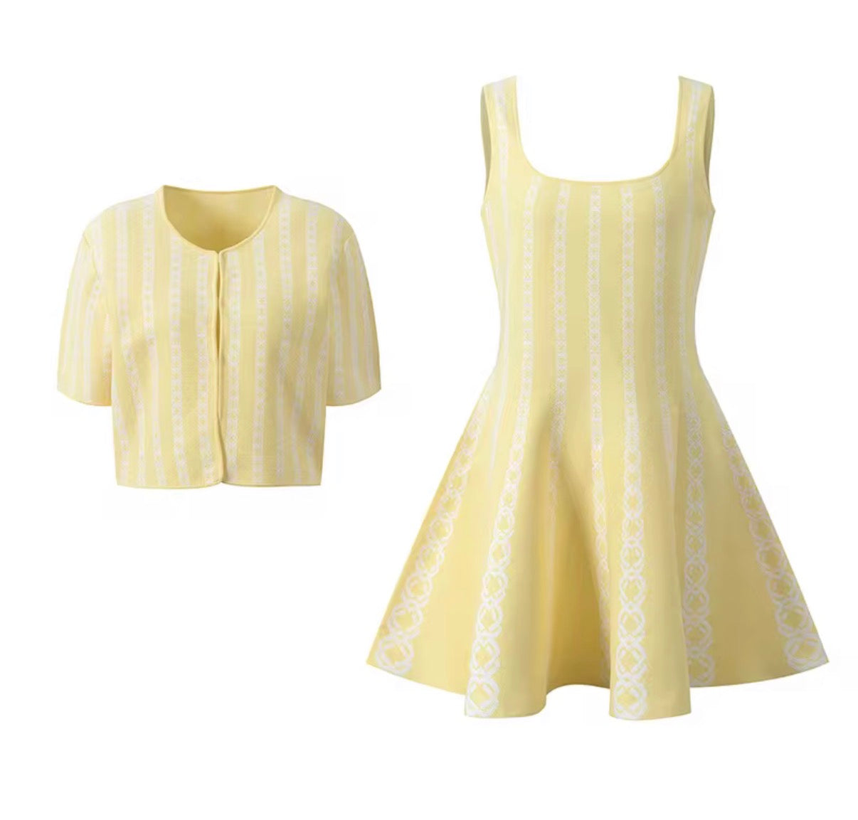 Buttercream Knit Flare Set
