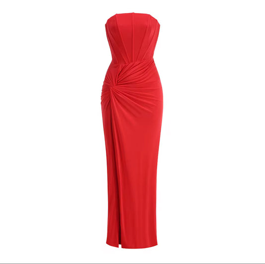Crimson Allure Dress
