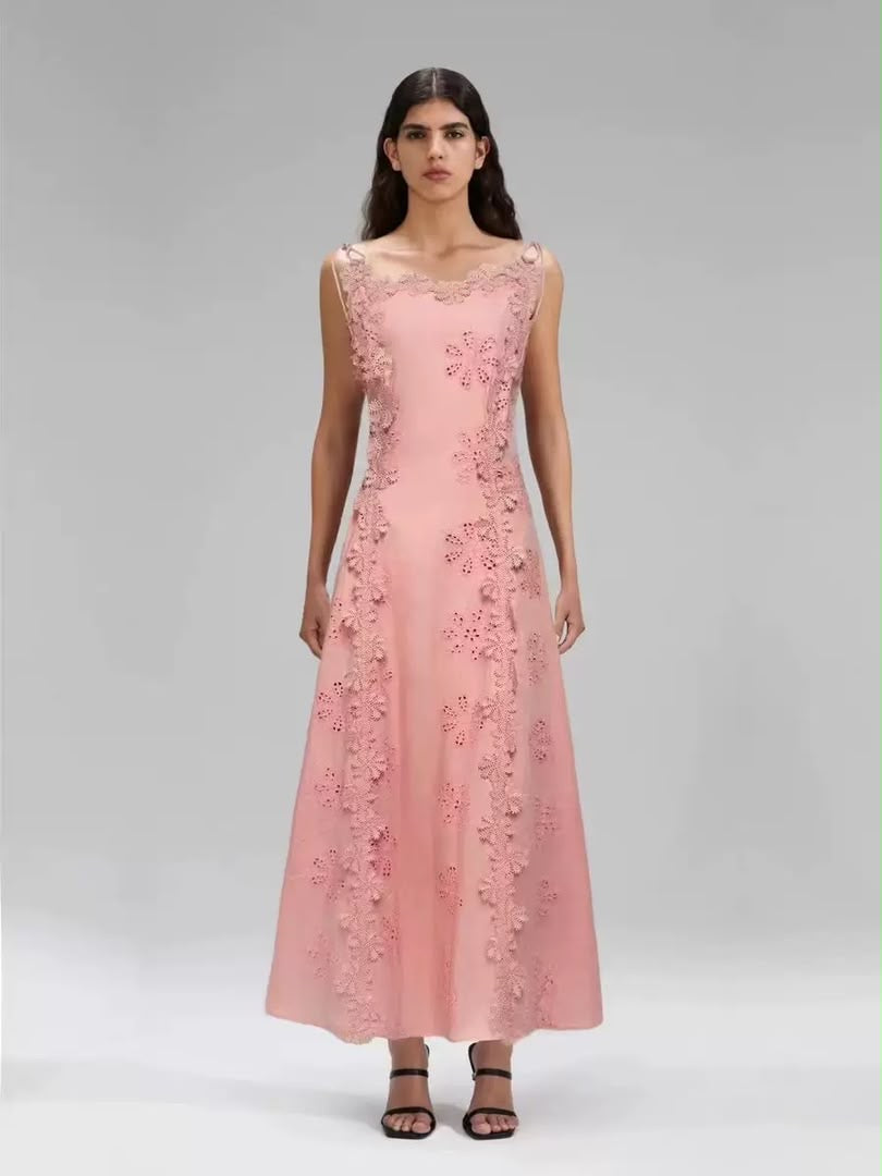 Blush Lace Bloom Dress