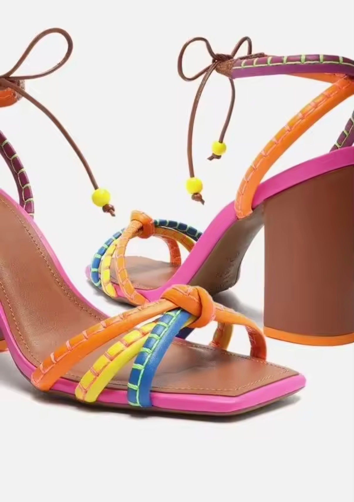 Sunset Carnival Heels
