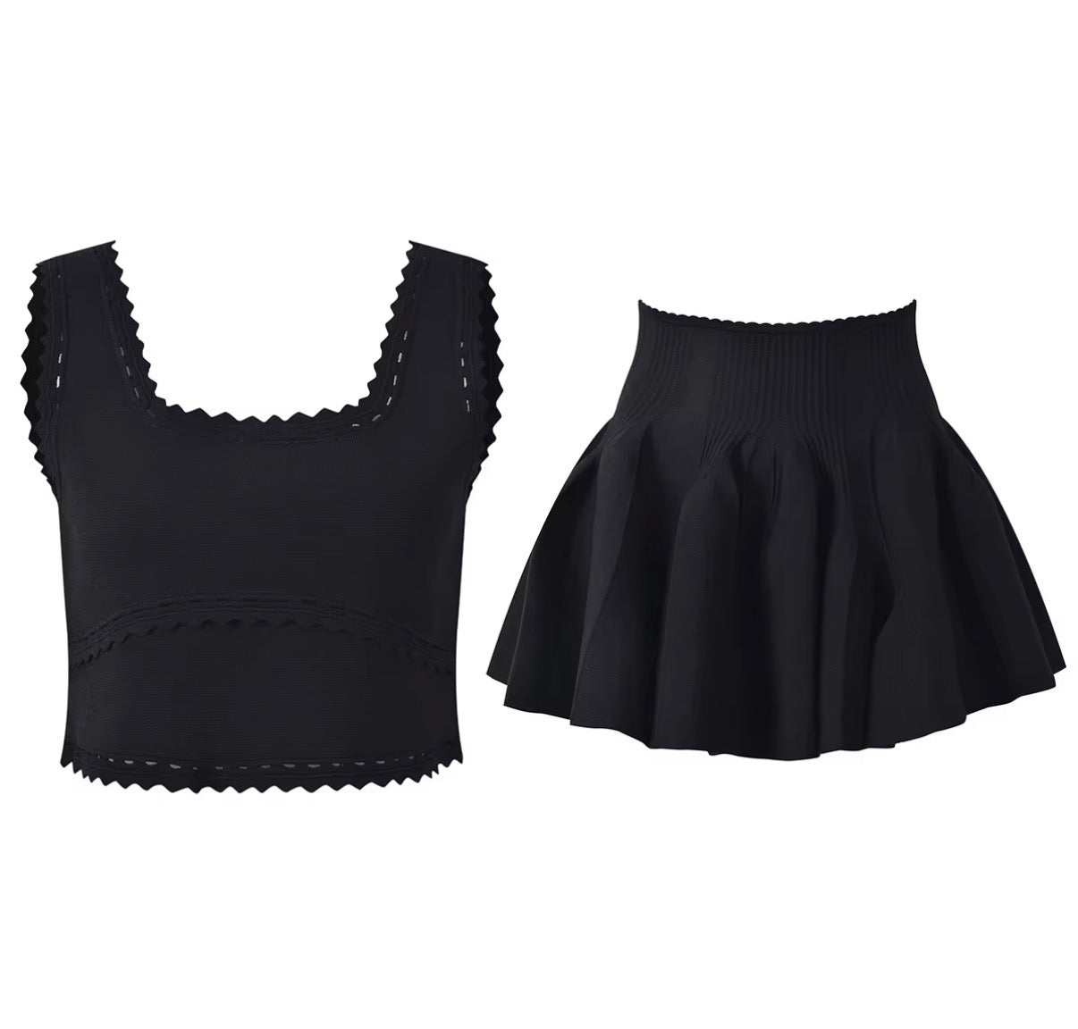 Midnight Flare Knit Set