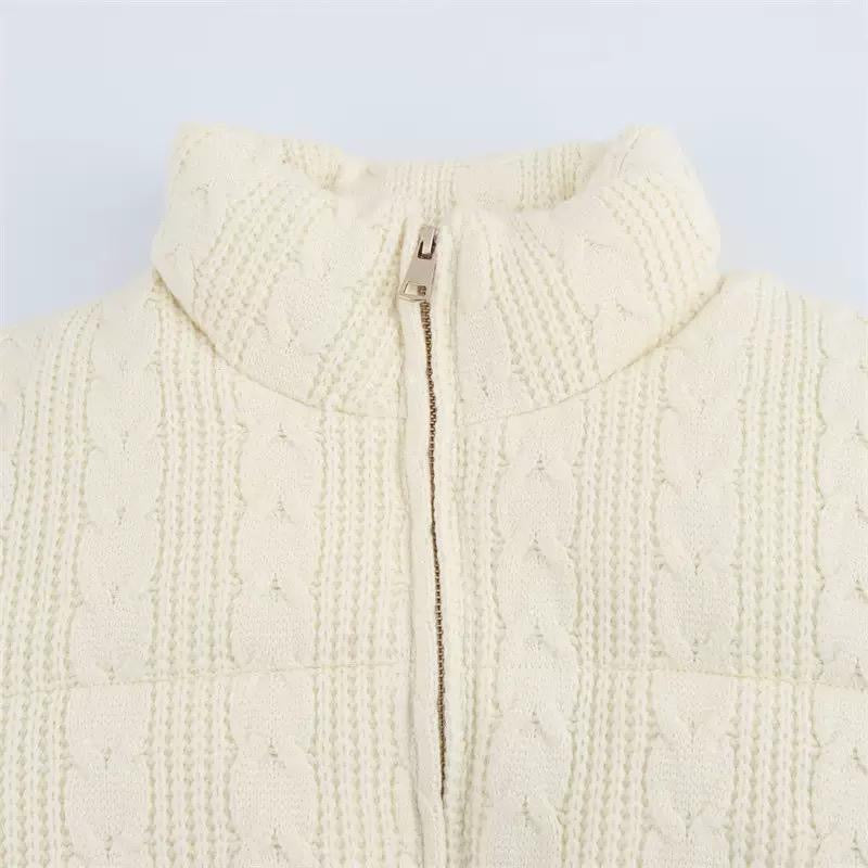 Écru Winter Puff Jacket