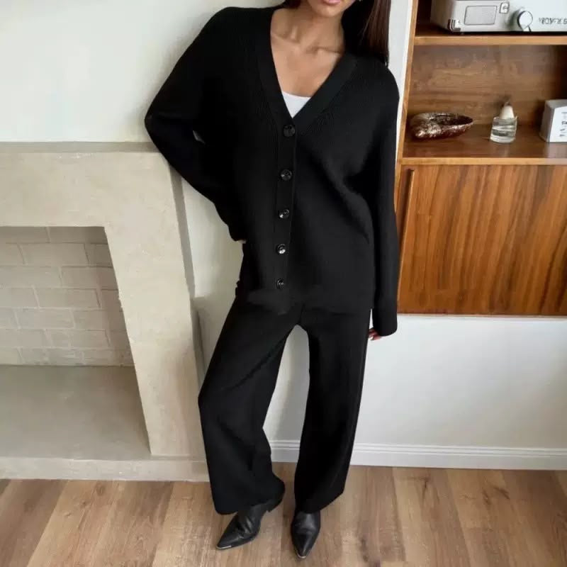 Élise Cardigan Knit Set