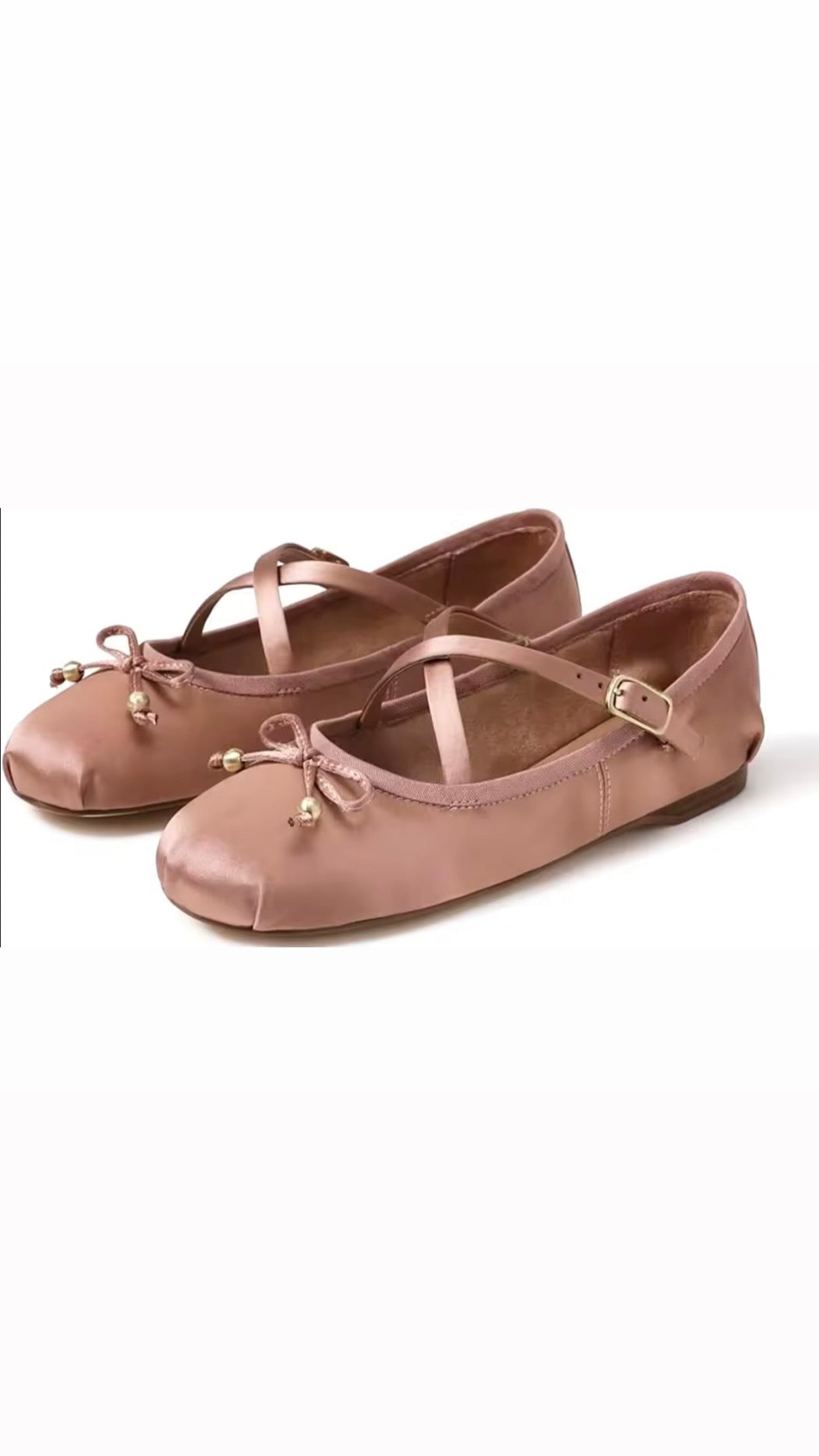 Bow Strap Ballet Flats