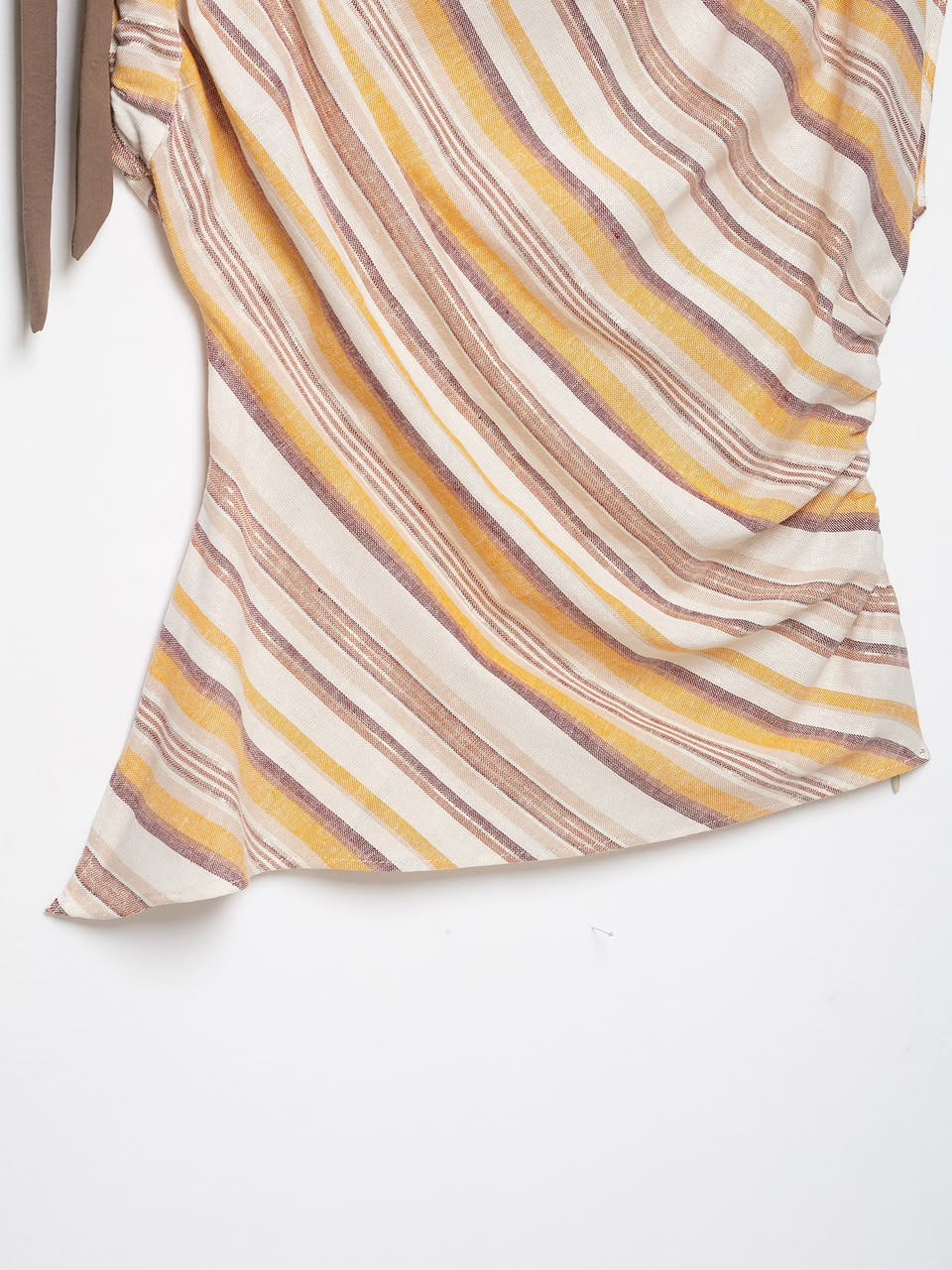 One-Shoulder Striped Set