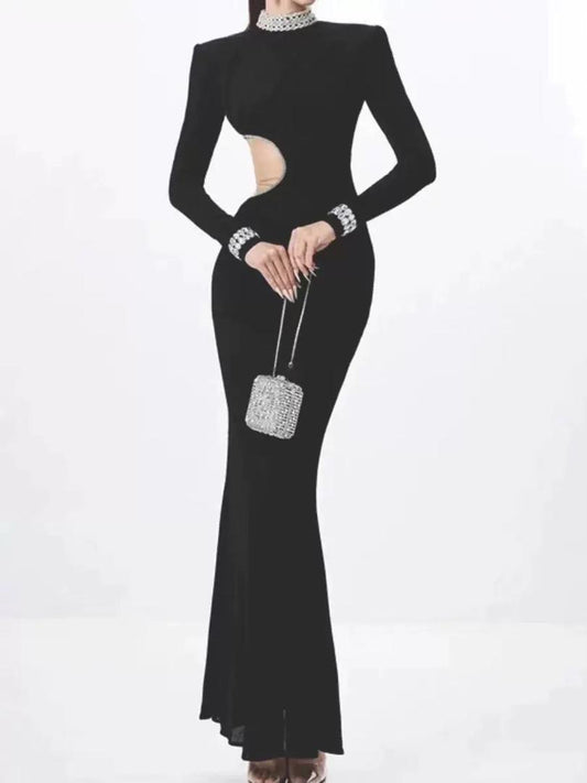 Midnight Halo Cutout Dress