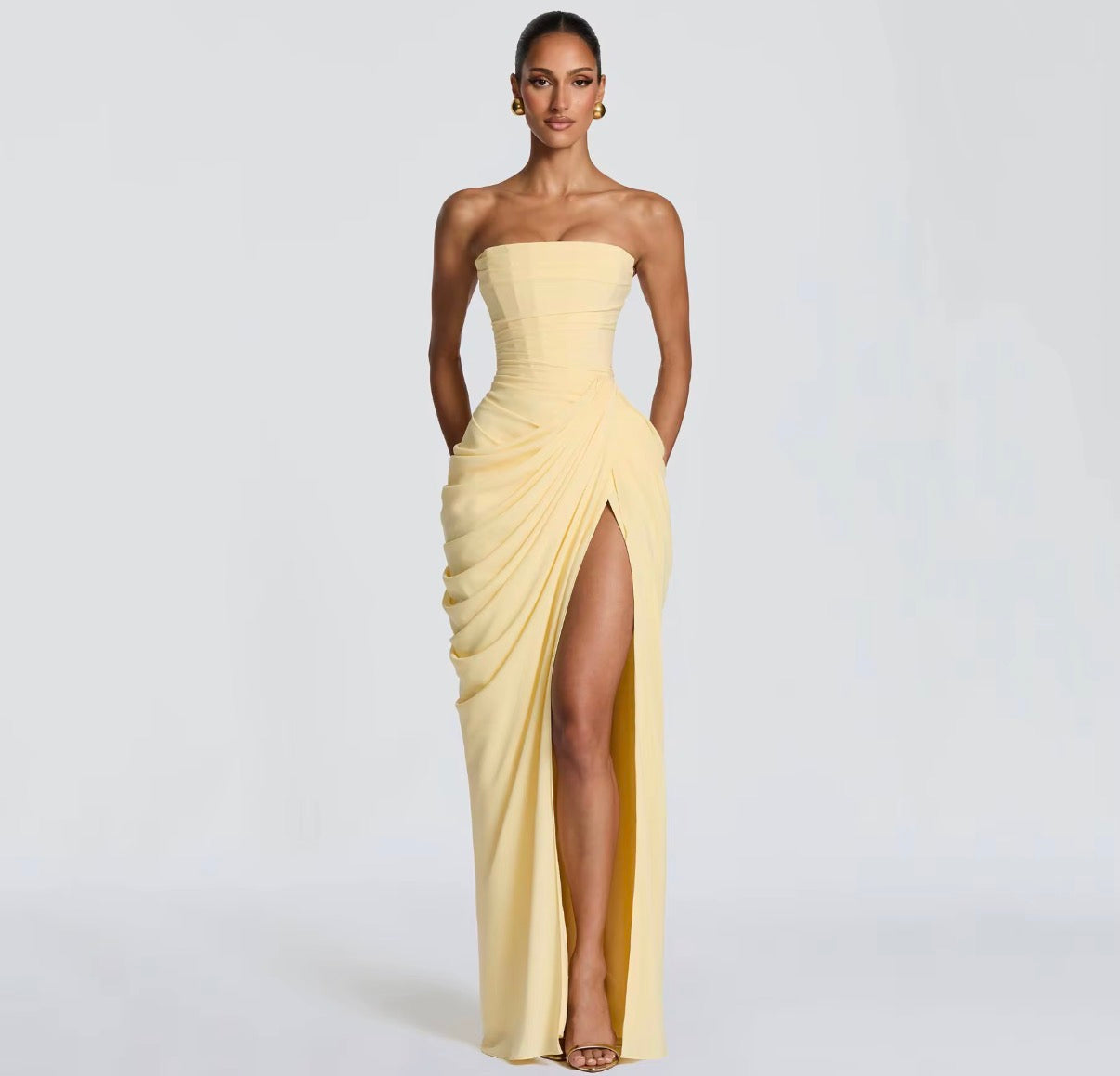 Midnight Drape Gown