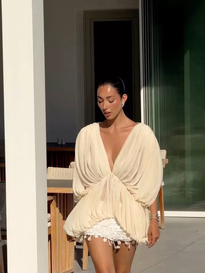 Elara Draped Blouse