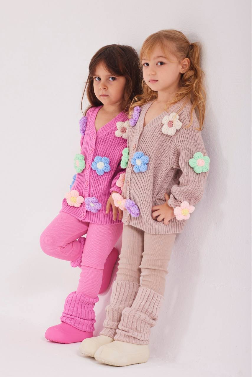 Bloom Knit Cardigan Set