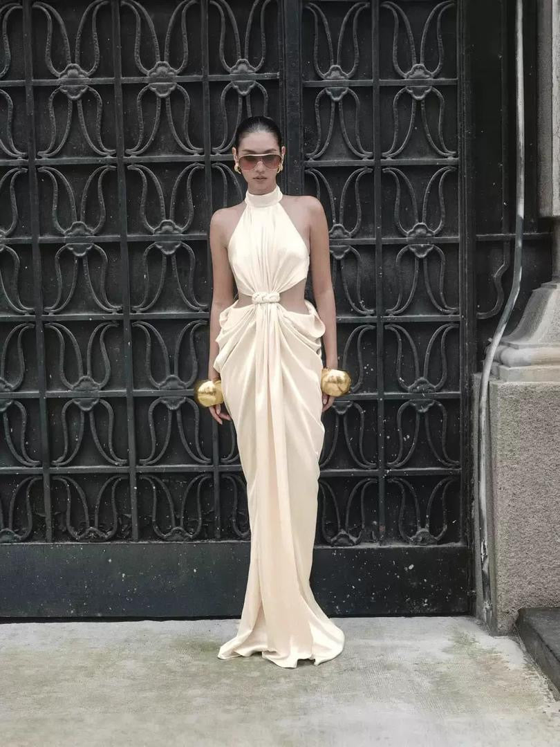 Elysian Drape Gown