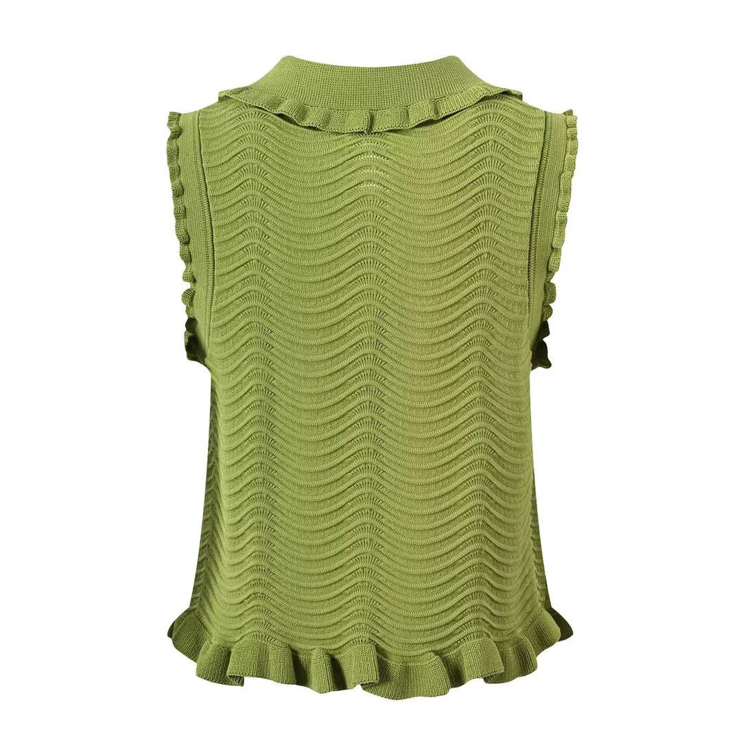 Emerald Ruffle Skirt Set