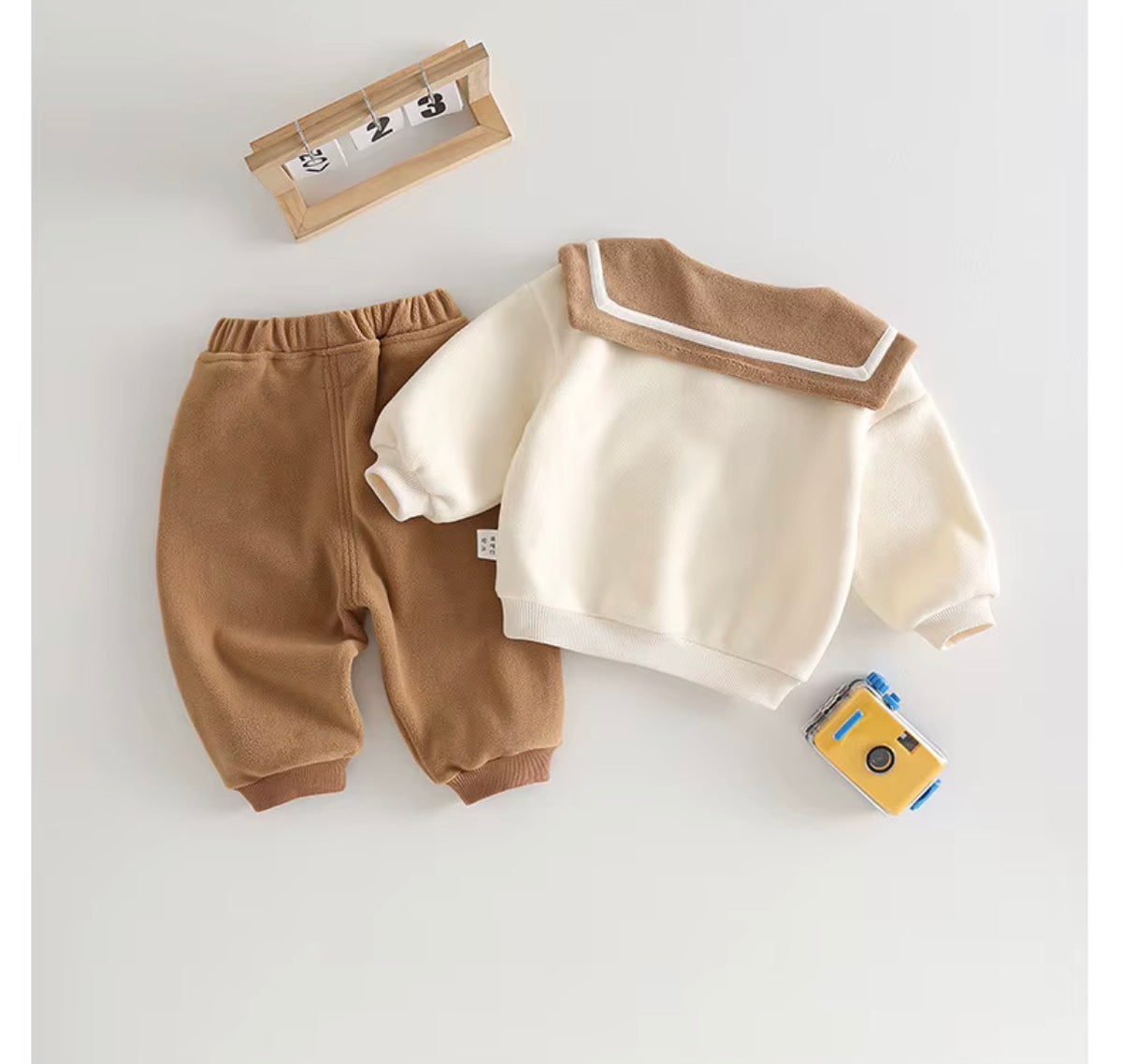 Teddy Sailor Collar Set