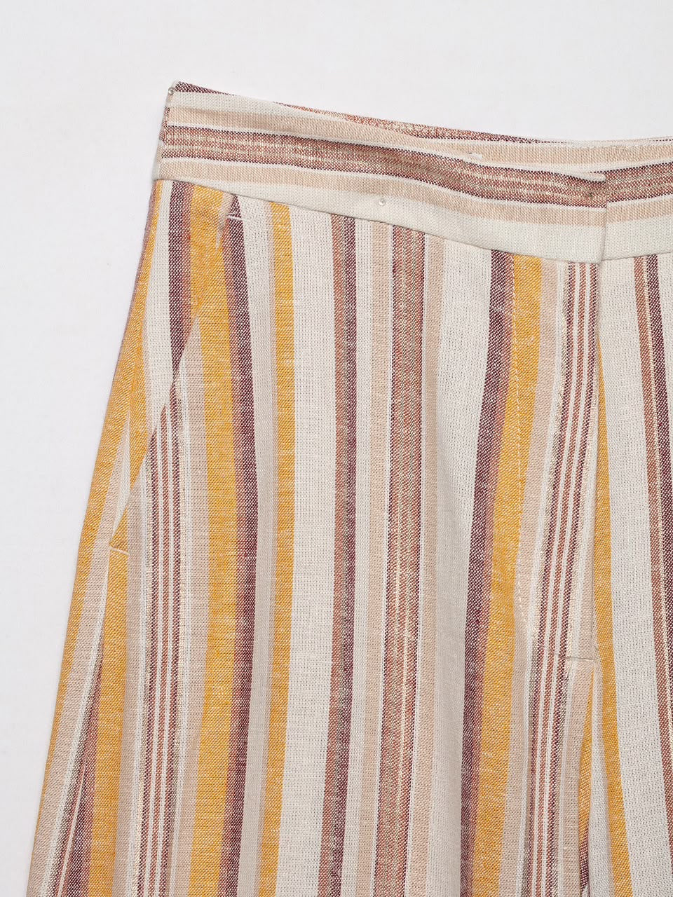 One-Shoulder Striped Set