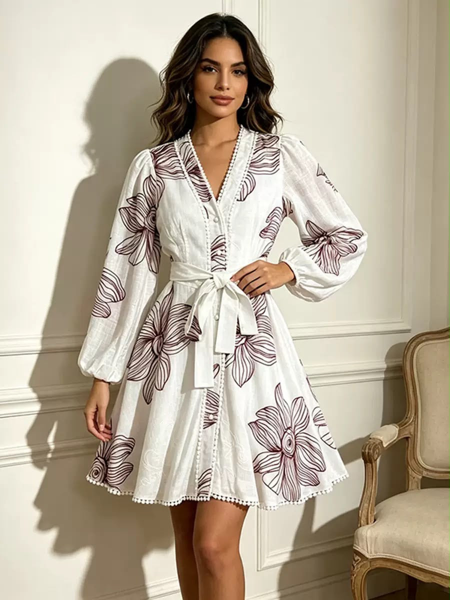 Amara Floral Mini Dress