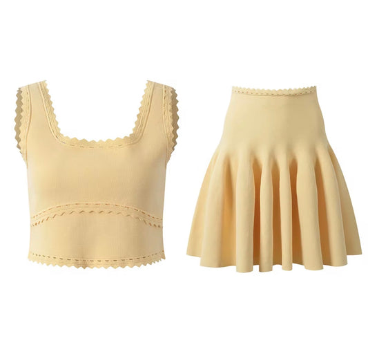 Butter Cream Knit Set