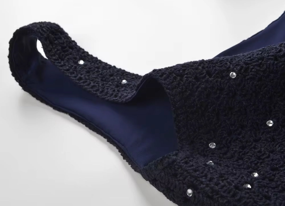 Midnight pearl elegance dress