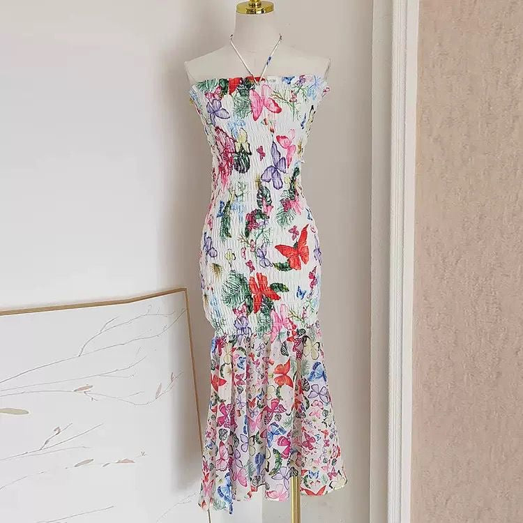 Butterfly Bloom Midi Dress