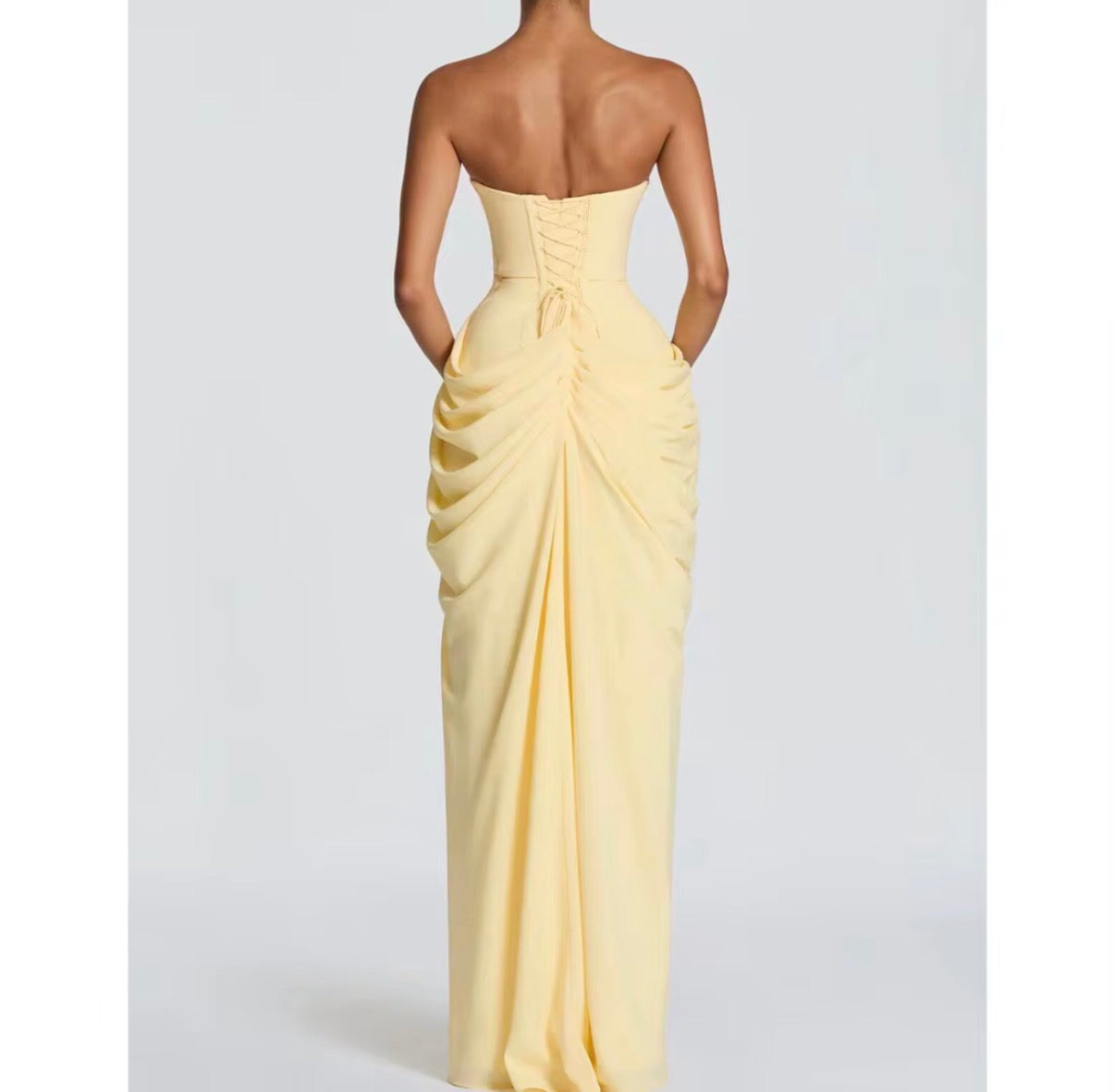 Midnight Drape Gown