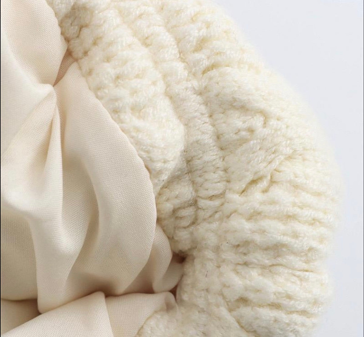 Écru Winter Puff Jacket